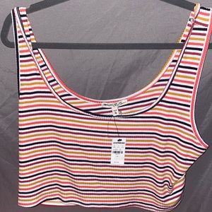 ✨BRAND NEW✨ Express Stripped Crop-Tank